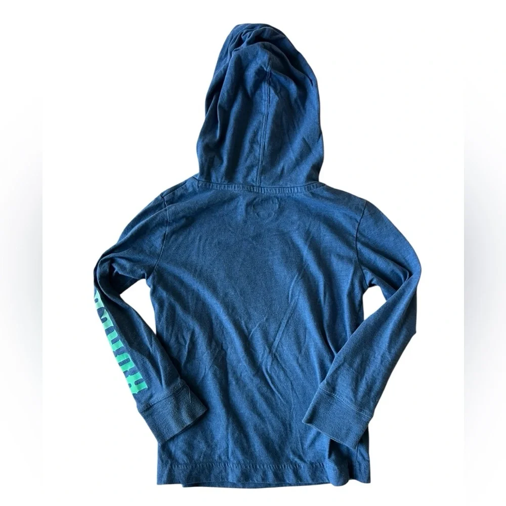 Hurley Boys Blue Shark Graphic Hoodie Tshirt | Size 5